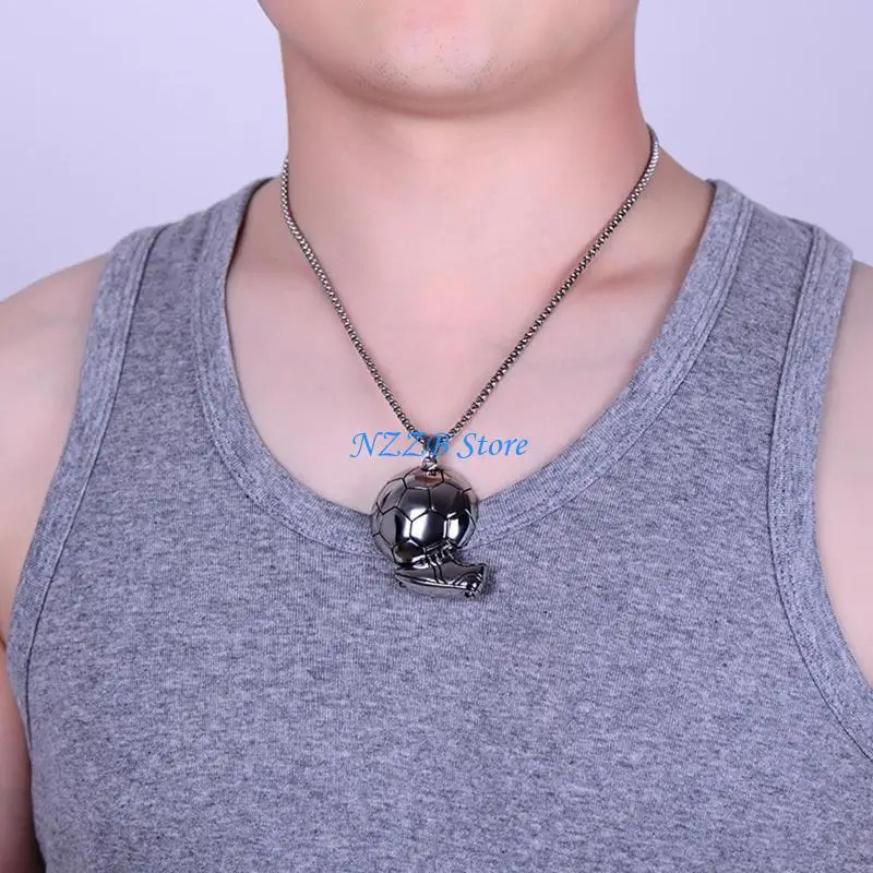 T21F Creative Sport Necklace Soccer Football Pendant Clavicle Chain Necklace Jewe
T21F Creative Sport Necklace Soccer Football Pendant Clavicle Chain Necklace Jewe