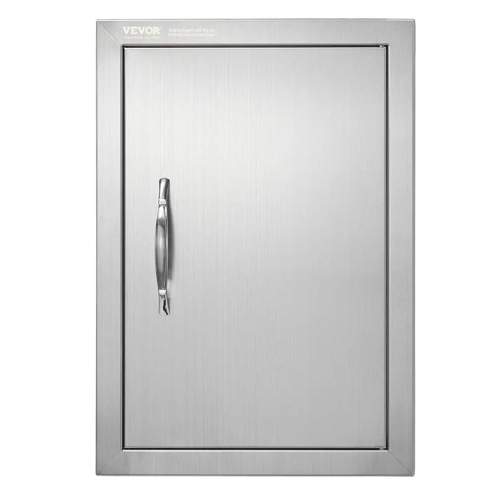 Outdoor Kitchen Access Door 14W x 20H Inch Single Stainless Steel Flush Mount Vertical Wall Door with Handle for bbq Island
Outdoor Kitchen Access Door 14W x 20H Inch Single Stainless Steel Flush Mount Vertical Wall Door with Handle for bbq Island