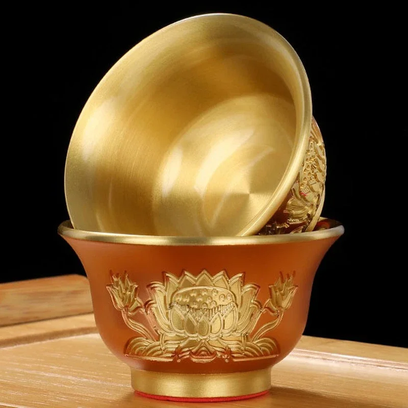 1 шт., 6,9 см, медная чашка для поклонения буддизма, чашка для подачи воды Будда, лотос, чашка для Святой воды 
1 шт., 6,9 см, медная чашка для поклонения буддизма, чашка для подачи воды Будда, лотос, чашка для Святой воды