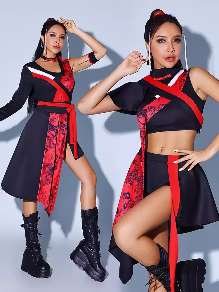 Korean Dance Female Group Performance Outfit Jazz Dance Wind Dance Costume Women's Set National Trend Hip Hop Street Dance Cl...
Korean Dance Female Group Performance Outfit Jazz Dance Wind Dance Costume Women's Set National Trend Hip Hop Street Dance Cl...