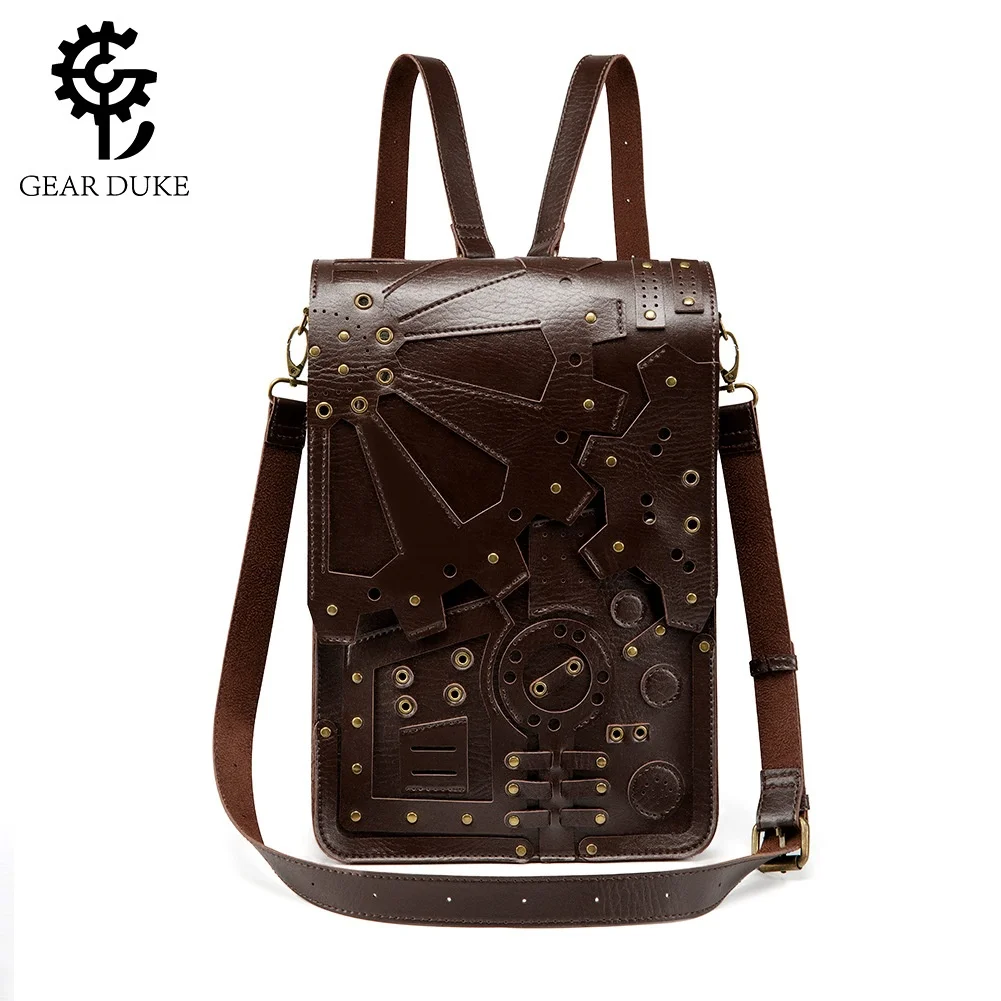Retro Steam Punk Women's Backpack Sweet College Style Small Size PU Material School Bag Shoulder Crossbody Bag for Youth
Retro Steam Punk Women's Backpack Sweet College Style Small Size PU Material School Bag Shoulder Crossbody Bag for Youth