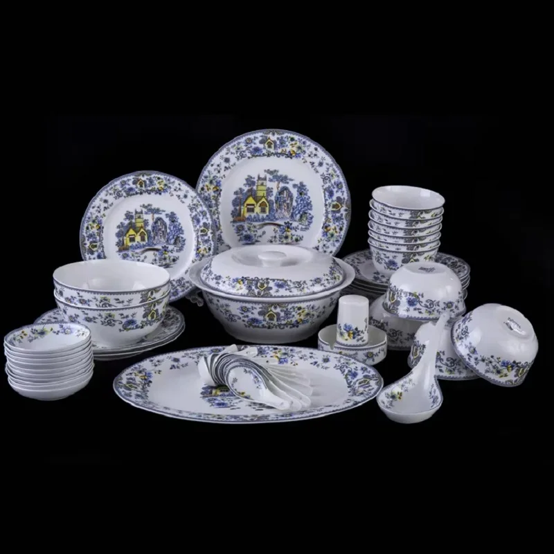 Jingdezhen ceramic tableware bowl set 56 bowl dishes porcelain tableware tableware set
Jingdezhen ceramic tableware bowl set 56 bowl dishes porcelain tableware tableware set