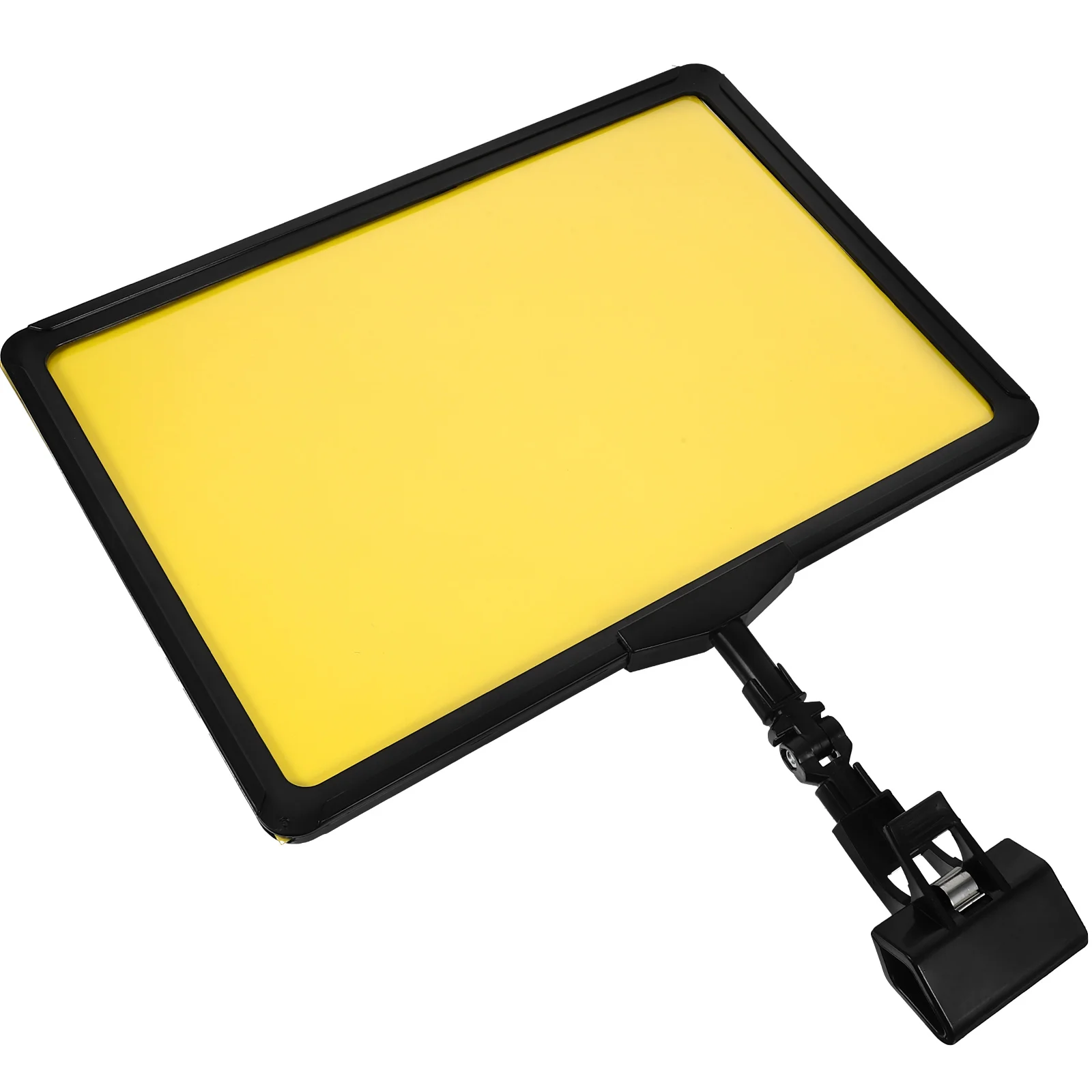 A4 Price Tag Holder Black Frame Yellow Paper Grocery Sign Stand Clamp Label Holders Signage Food Tags Advertising Label Rack
A4 Price Tag Holder Black Frame Yellow Paper Grocery Sign Stand Clamp Label Holders Signage Food Tags Advertising Label Rack