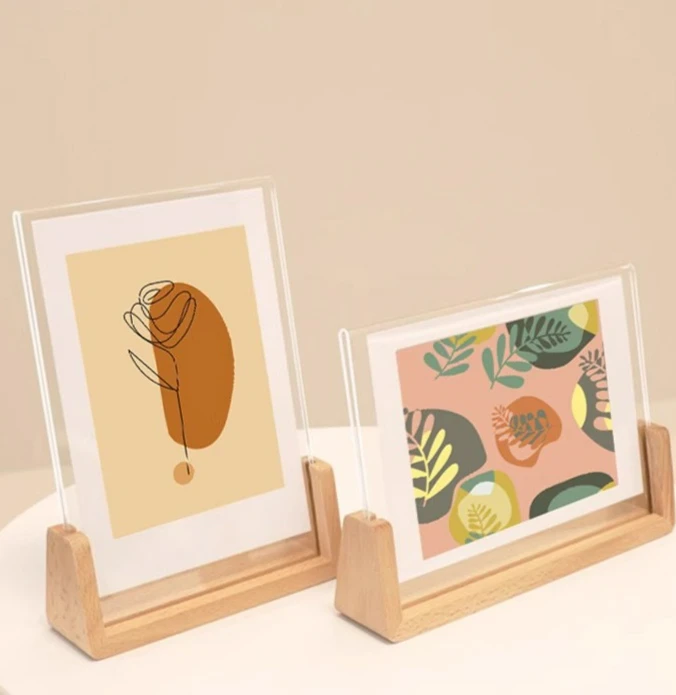 8 Inch Acrylic Picture Frame with Natural Beech/Walnut Wood Base | Elegant Display for Family Photo, Small Room Decoration
8 Inch Acrylic Picture Frame with Natural Beech/Walnut Wood Base | Elegant Display for Family Photo, Small Room Decoration
