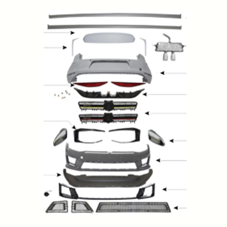 High Quality Factory Sale Directly Bodykit With Bumper And Side Skirt For Golf7 Upgrade To Golf R400
High Quality Factory Sale Directly Bodykit With Bumper And Side Skirt For Golf7 Upgrade To Golf R400