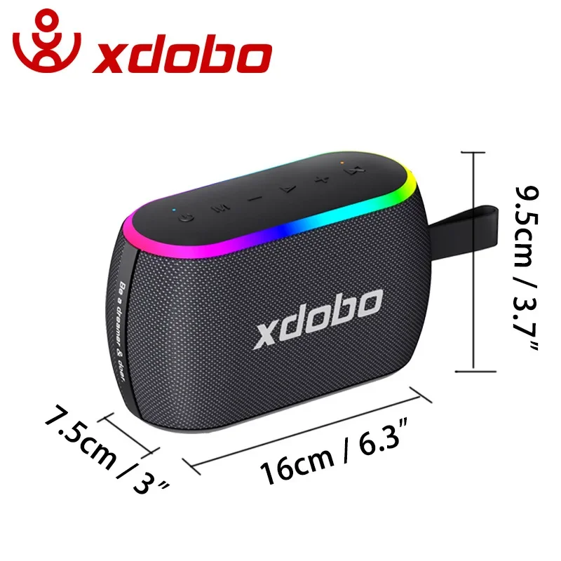 XDOBO X8 MINI II 30W Wireless Bluetooth Speaker,HiFi Deep Bass Stereo Sound,support TF Card USB Input,RGB Light for Home Office
XDOBO X8 MINI II 30W Wireless Bluetooth Speaker,HiFi Deep Bass Stereo Sound,support TF Card USB Input,RGB Light for Home Office