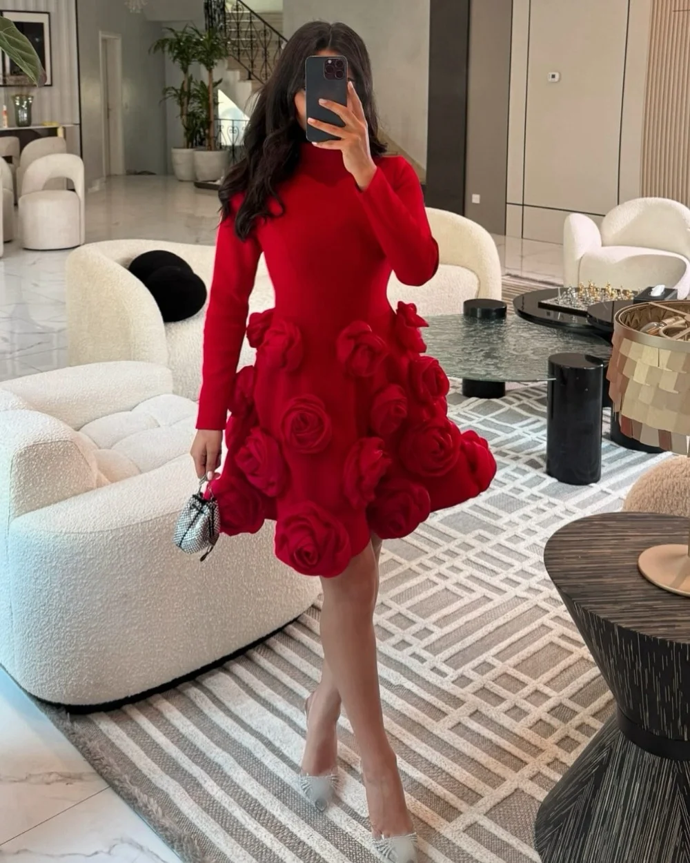 Customized Jersey Applique A-line High Collar Mini Dresses Bespoke Occasion Party Classic Elegant Modern Style
Customized Jersey Applique A-line High Collar Mini Dresses Bespoke Occasion Party Classic Elegant Modern Style