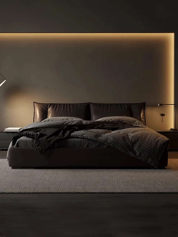 Italian style, light luxury, master bedroom, big bed, modern, simple, sailing, soft bag, flush edge
Italian style, light luxury, master bedroom, big bed, modern, simple, sailing, soft bag, flush edge