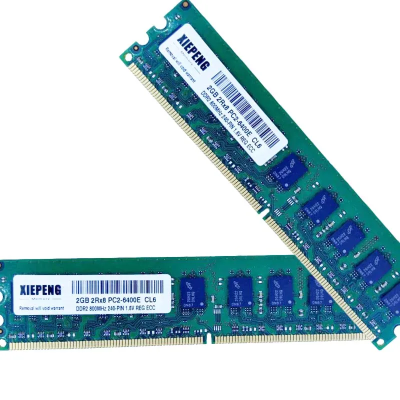 Server RAM 4GB DDR2 800MHz 2GB 2Rx8 PC2-6400E Unbuffered ECC Memory 2GB 667 for DELL PowerEdge M805 M905 R200 Work Station 370
Server RAM 4GB DDR2 800MHz 2GB 2Rx8 PC2-6400E Unbuffered ECC Memory 2GB 667 for DELL PowerEdge M805 M905 R200 Work Station 370