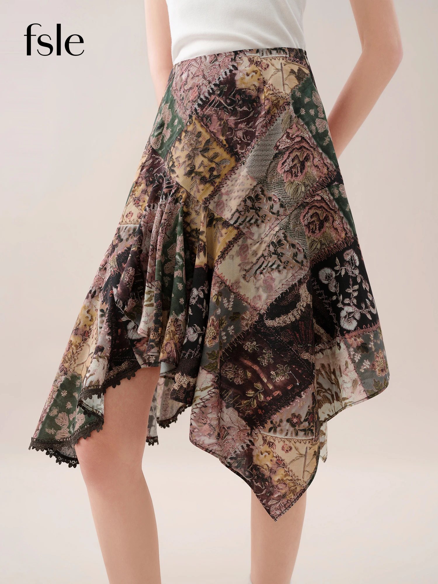 FSLE【Серия Premium】Летняя женская юбка миди с асимметричным подолом 2026 года, винтажная юбка А-силуэта с высокой талией для современного элегантного стиля
FSLE【Серия Premium】Летняя женская юбка миди с асимметричным подолом 2026 года, винтажная юбка А-силуэта с высокой талией для современного элегантного стиля