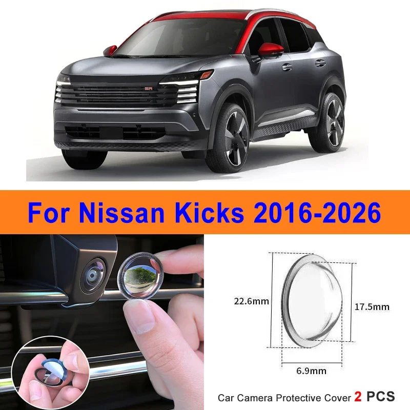 360 Reverse Image Car Camera Cover Anti-Scratch PC Lens Protector Stickers For Nissan Kicks 2016-2026 2Pcs
360 Reverse Image Car Camera Cover Anti-Scratch PC Lens Protector Stickers For Nissan Kicks 2016-2026 2Pcs