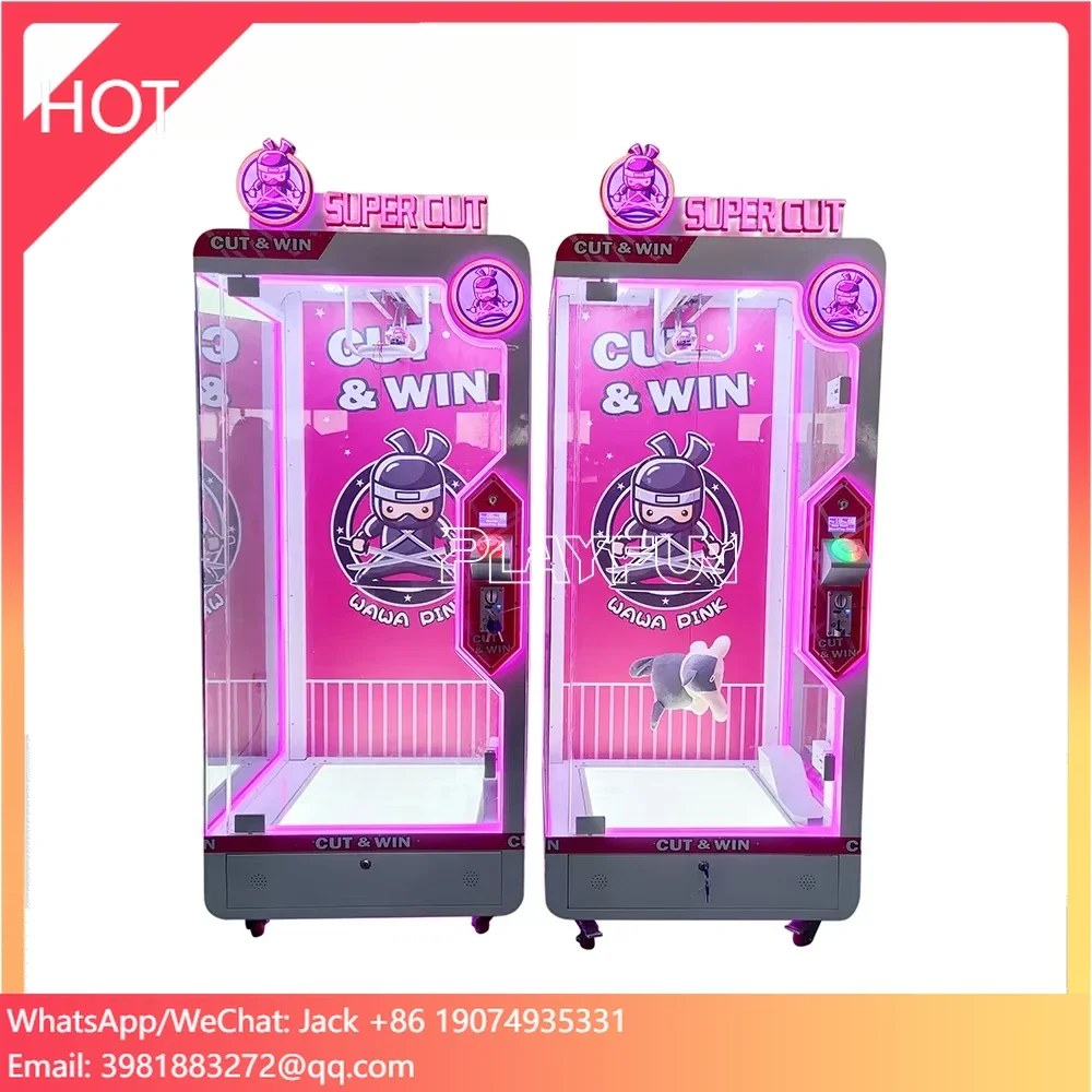 Оптовая продажа Playfun Pink Cut Machine Ножницы с монетоприемником Игровой подарочный автомат Приз Аркадный торговый автомат для детей
Оптовая продажа Playfun Pink Cut Machine Ножницы с монетоприемником Игровой подарочный автомат Приз Аркадный торговый автомат для детей