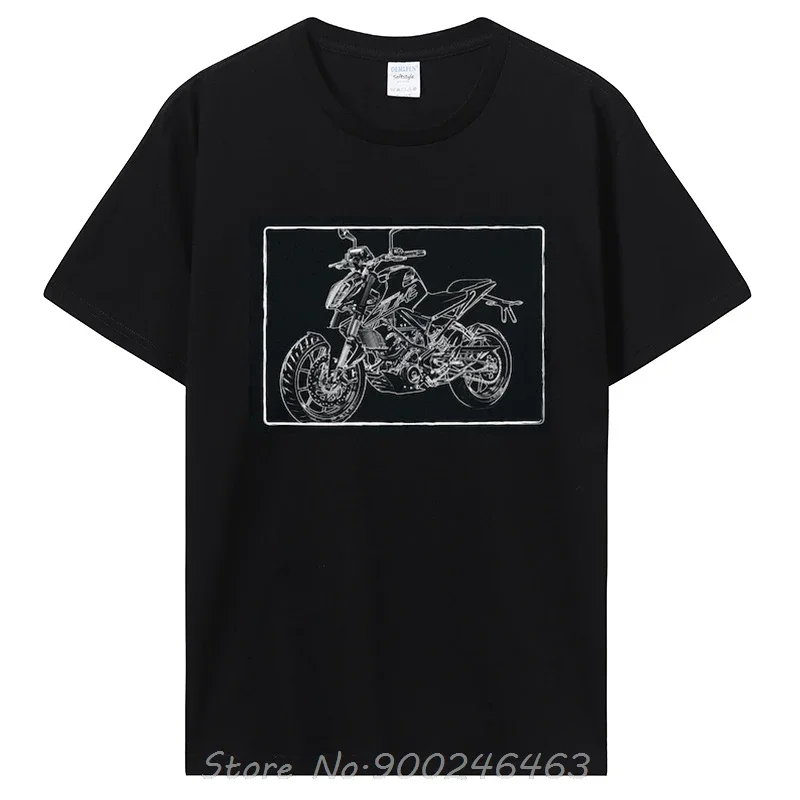 Motorcycle print T-shirt, summer cotton round neck T-shirt for both men and women
Motorcycle print T-shirt, summer cotton round neck T-shirt for both men and women
