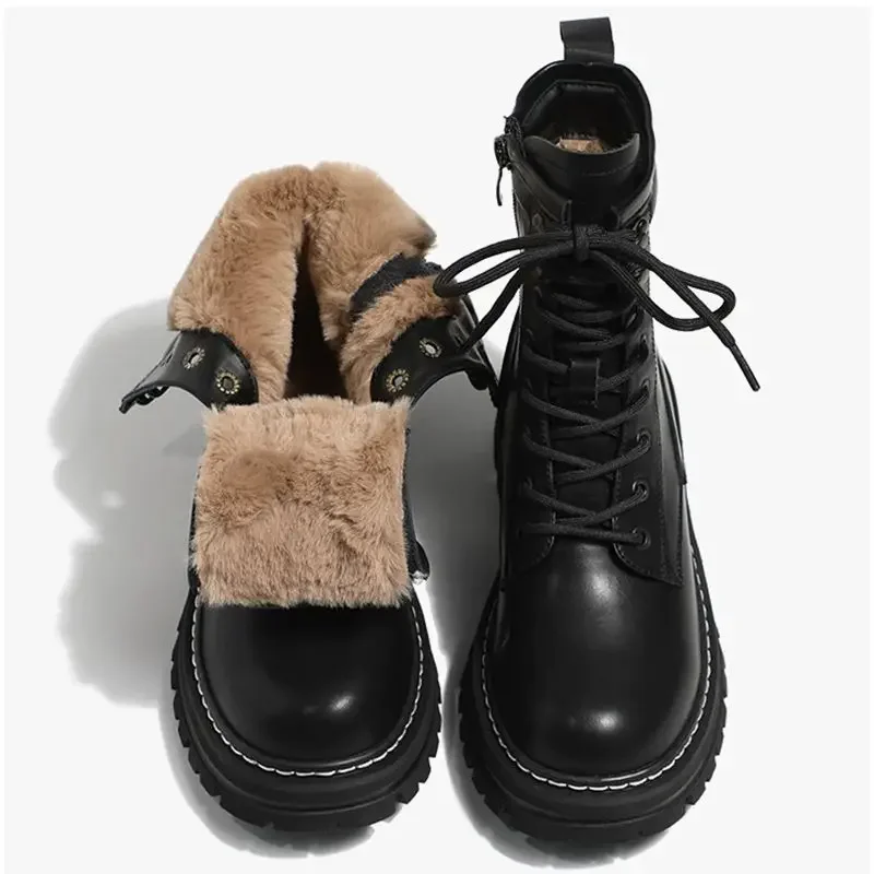 2024 Autumn and Winter New Snow Boots British Wind Boots with Thick Cotton Shoes Women's Thick Sole Fashion Simple Women's Shoes
2024 Autumn and Winter New Snow Boots British Wind Boots with Thick Cotton Shoes Women's Thick Sole Fashion Simple Women's Shoes