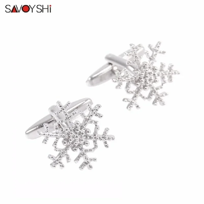 Моделирующие запонки в виде снежинок SAVOYSHI для мужчин, модные запонки, брендовые Новые запонки, рождественский подарок, ювелирные изделия
Моделирующие запонки в виде снежинок SAVOYSHI для мужчин, модные запонки, брендовые Новые запонки, рождественский подарок, ювелирные изделия