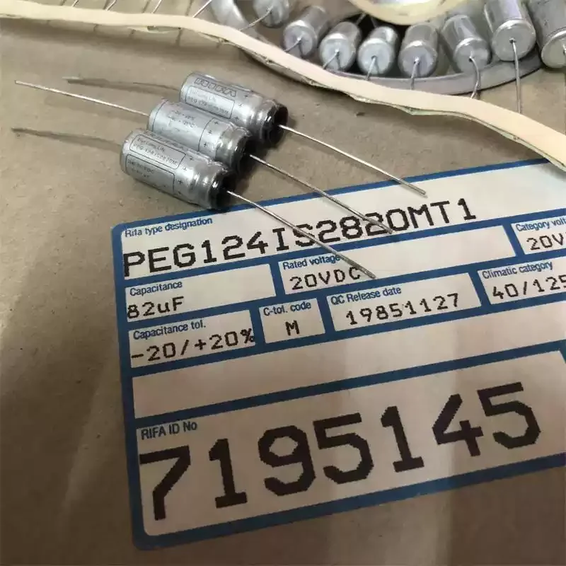 5PCS New Swedish RIFA Silver PEG124 Series 82UF 20V Generation 100UF Fever Cathode Capacitor
5PCS New Swedish RIFA Silver PEG124 Series 82UF 20V Generation 100UF Fever Cathode Capacitor