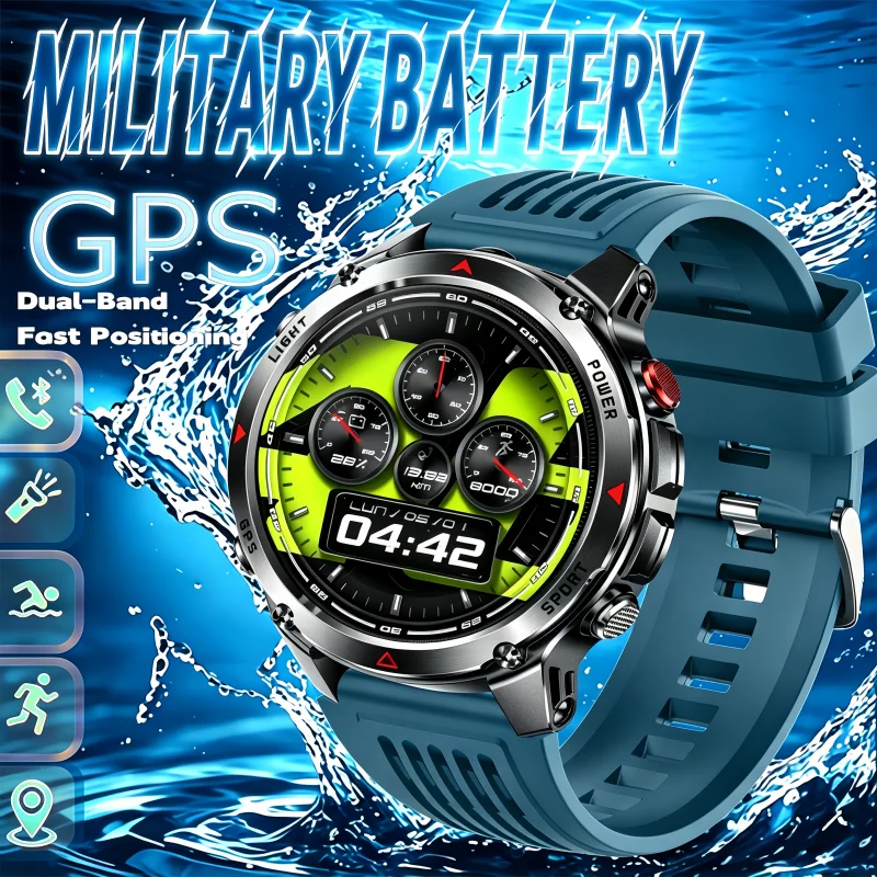 2026 New GPS Map Navigation Smart Watch Men Women Amoled Screen 3ATM Waterproof Sport SmartWatch Compass NFC BT Call Watches Men
2026 New GPS Map Navigation Smart Watch Men Women Amoled Screen 3ATM Waterproof Sport SmartWatch Compass NFC BT Call Watches Men