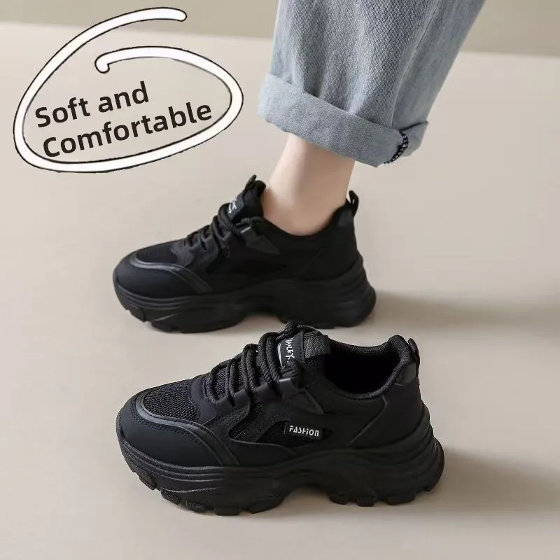 Women's Dad Sneakers Spring 2026 New Style Heightening Sports Shoes Thick Bottom White Casual Shoes Increased Comfortable
Women's Dad Sneakers Spring 2026 New Style Heightening Sports Shoes Thick Bottom White Casual Shoes Increased Comfortable