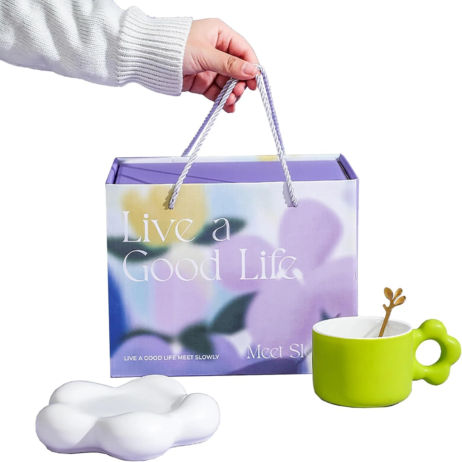 Charming and Lovely Adorable Green Ceramic Cloud Coffee Cup and Saucer Set - Perfect Gift Idea for Tea and Milk Lovers - Cute 8.
Charming and Lovely Adorable Green Ceramic Cloud Coffee Cup and Saucer Set - Perfect Gift Idea for Tea and Milk Lovers - Cute 8.