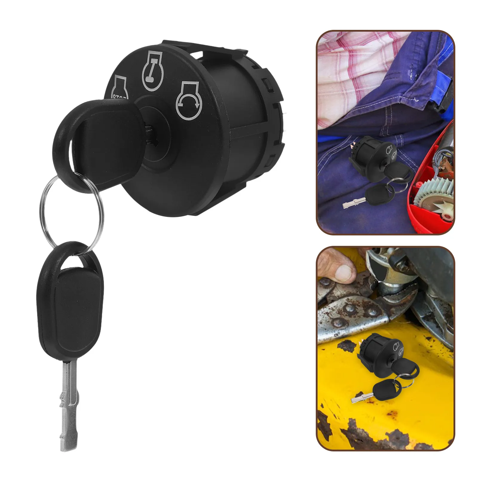 Lawn Mowers Ignition Starter Switch 92504659 92504228 Replacement Durable Parts Easy Install Key Switch Lawn Mower Accessories
Lawn Mowers Ignition Starter Switch 92504659 92504228 Replacement Durable Parts Easy Install Key Switch Lawn Mower Accessories
