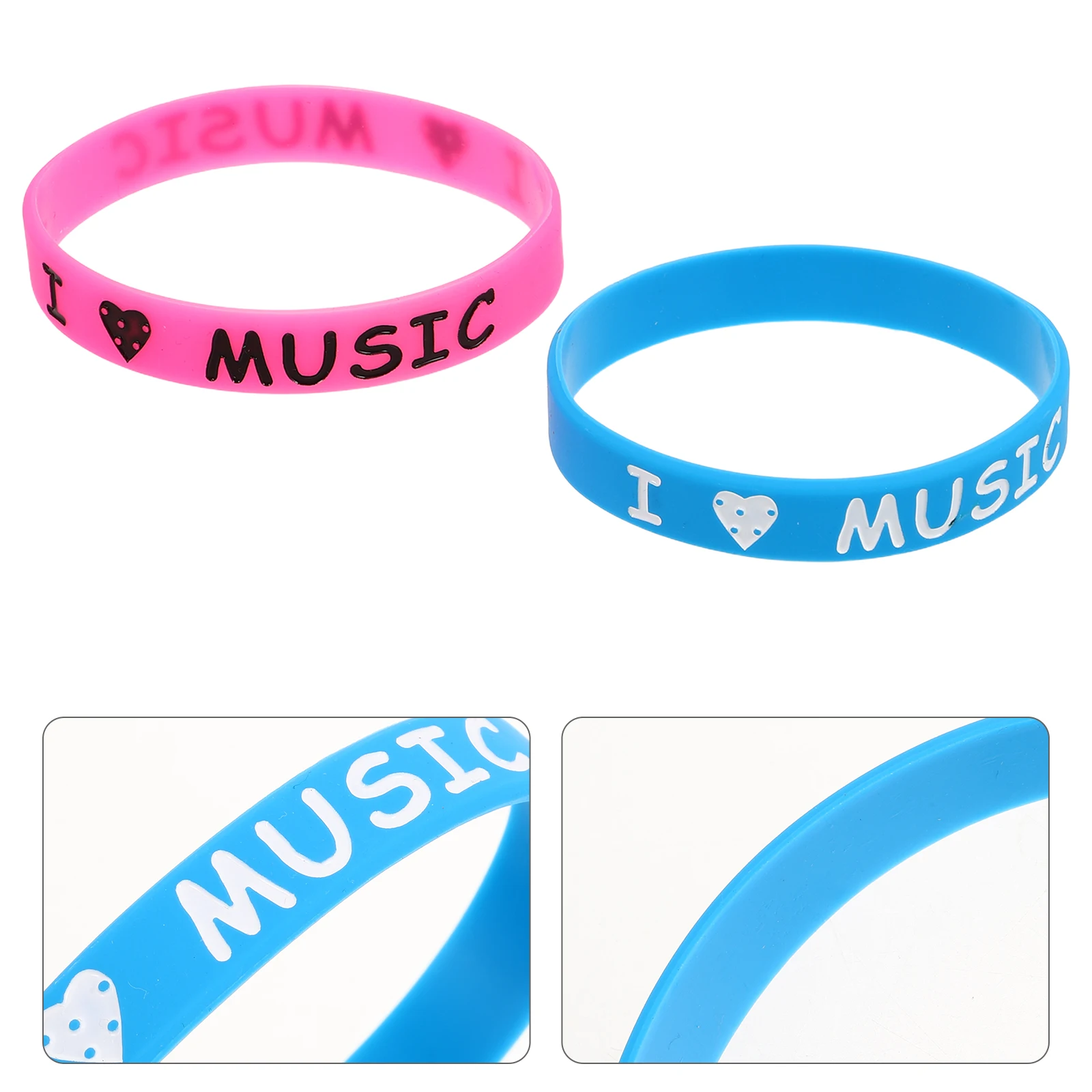 I Love Music Bracelet Concert Accessories Silicone Bracelets Festival Party Wristbands Colorful
I Love Music Bracelet Concert Accessories Silicone Bracelets Festival Party Wristbands Colorful