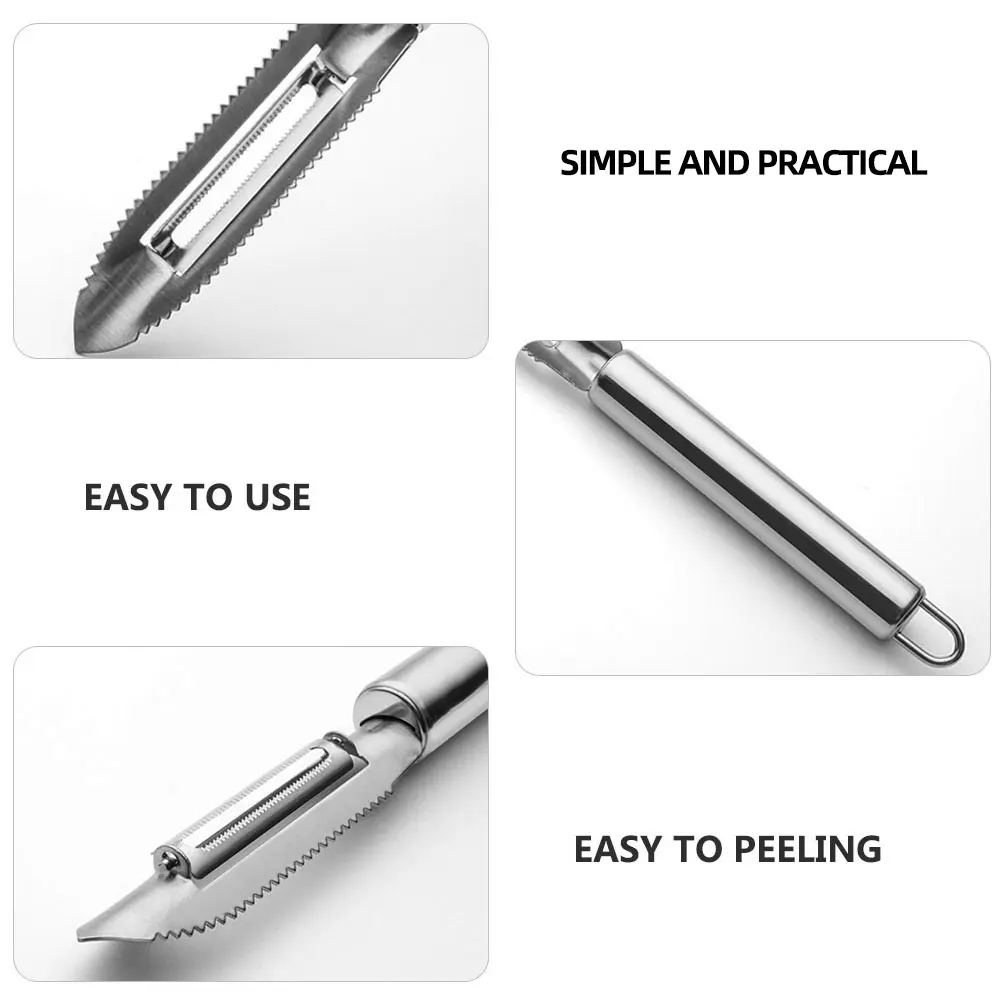 2pcs Stainless Steel Peelers Kitchen Accessories Vegetable Fruit Peeler Multifunctional Cucumber Potato Carrot Cutter
2pcs Stainless Steel Peelers Kitchen Accessories Vegetable Fruit Peeler Multifunctional Cucumber Potato Carrot Cutter