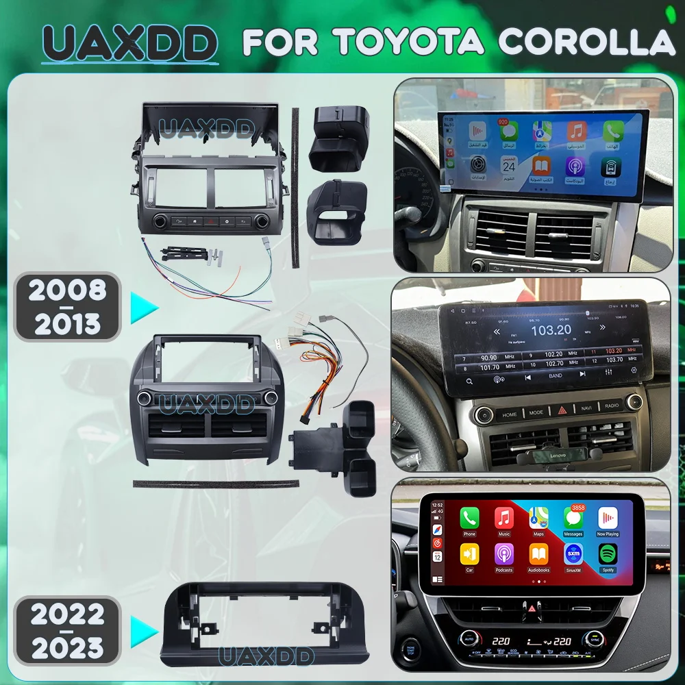 For TOYOTA 2008-2013 2019-2022 COROLLA 12.3inch 10.25inch car DVD MP5 radio Android frame video player dashboard multimedia Kit
For TOYOTA 2008-2013 2019-2022 COROLLA 12.3inch 10.25inch car DVD MP5 radio Android frame video player dashboard multimedia Kit