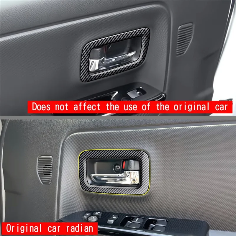 Unusual Car Carbon Fiber Inner Door Handle Cover For Suzuki Spacia 2017-2022 Door Bowl Handle Trim Frame Sticker Replacement
Unusual Car Carbon Fiber Inner Door Handle Cover For Suzuki Spacia 2017-2022 Door Bowl Handle Trim Frame Sticker Replacement