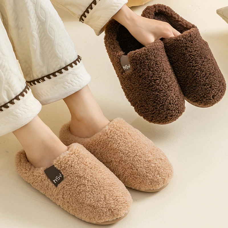 Home Slipper Women Fuzzy Fur Plush Indoor Lazy Female Thermal Winter Warm House Shoe Platform Furry Flat Flip Flop Men Male
Home Slipper Women Fuzzy Fur Plush Indoor Lazy Female Thermal Winter Warm House Shoe Platform Furry Flat Flip Flop Men Male