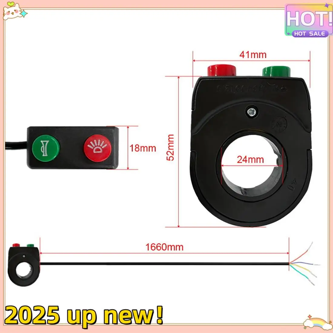 Classy-Electric Bicycle Front Rear Light Set 12-72V Ebike Headlight Tail Light Connection Wires Kit Cycling E-Bike Accessories
Classy-Electric Bicycle Front Rear Light Set 12-72V Ebike Headlight Tail Light Connection Wires Kit Cycling E-Bike Accessories