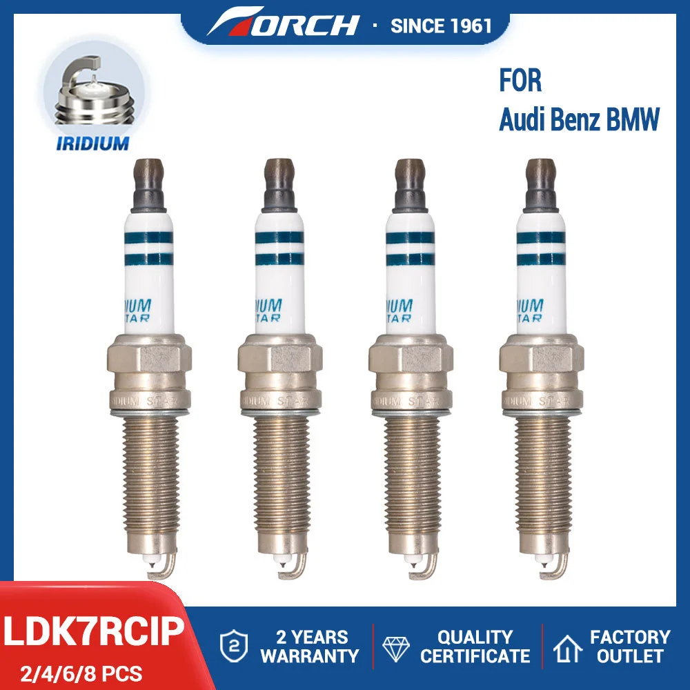 2-8PCS Iridium Candle TORCH LDK7RCIP/A5 Replace for ILZKR7A 101905622 for Audi A8L W12 6.3L CEJ/CTN VW Passat 3.0L CNG
2-8PCS Iridium Candle TORCH LDK7RCIP/A5 Replace for ILZKR7A 101905622 for Audi A8L W12 6.3L CEJ/CTN VW Passat 3.0L CNG
