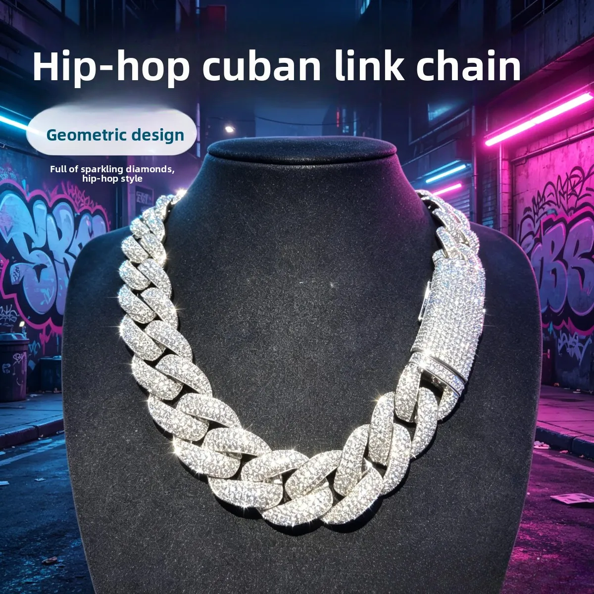 18K Real Gold Plated Iced Heavy Cuban Out Cuban Chain Necklace Waterproof Fade Resistant Hip Hop Jewelry for Men
18K Real Gold Plated Iced Heavy Cuban Out Cuban Chain Necklace Waterproof Fade Resistant Hip Hop Jewelry for Men