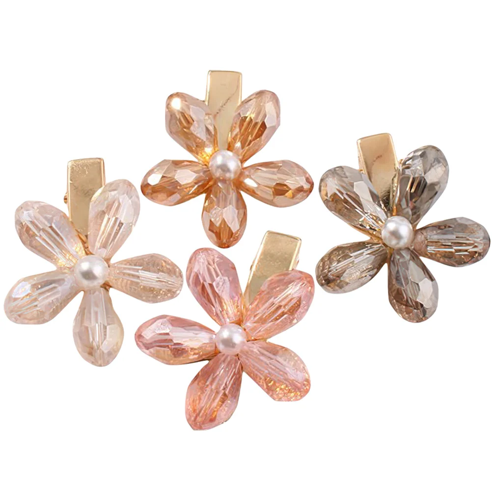 4 Pcs Crystal Flower Hair Clip Alloy Bright Color Fashionable Design for Women Girls Wedding Party Accessories
4 Pcs Crystal Flower Hair Clip Alloy Bright Color Fashionable Design for Women Girls Wedding Party Accessories