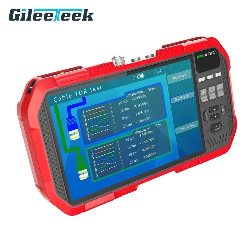 DT-A86 7-дюймовый тестер IP-камеры H.265 4K 8MP TVI CVI 5MP AHD CVBS Тестер видеонаблюдения Монитор с цифровым мультиметром
DT-A86 7-дюймовый тестер IP-камеры H.265 4K 8MP TVI CVI 5MP AHD CVBS Тестер видеонаблюдения Монитор с цифровым мультиметром