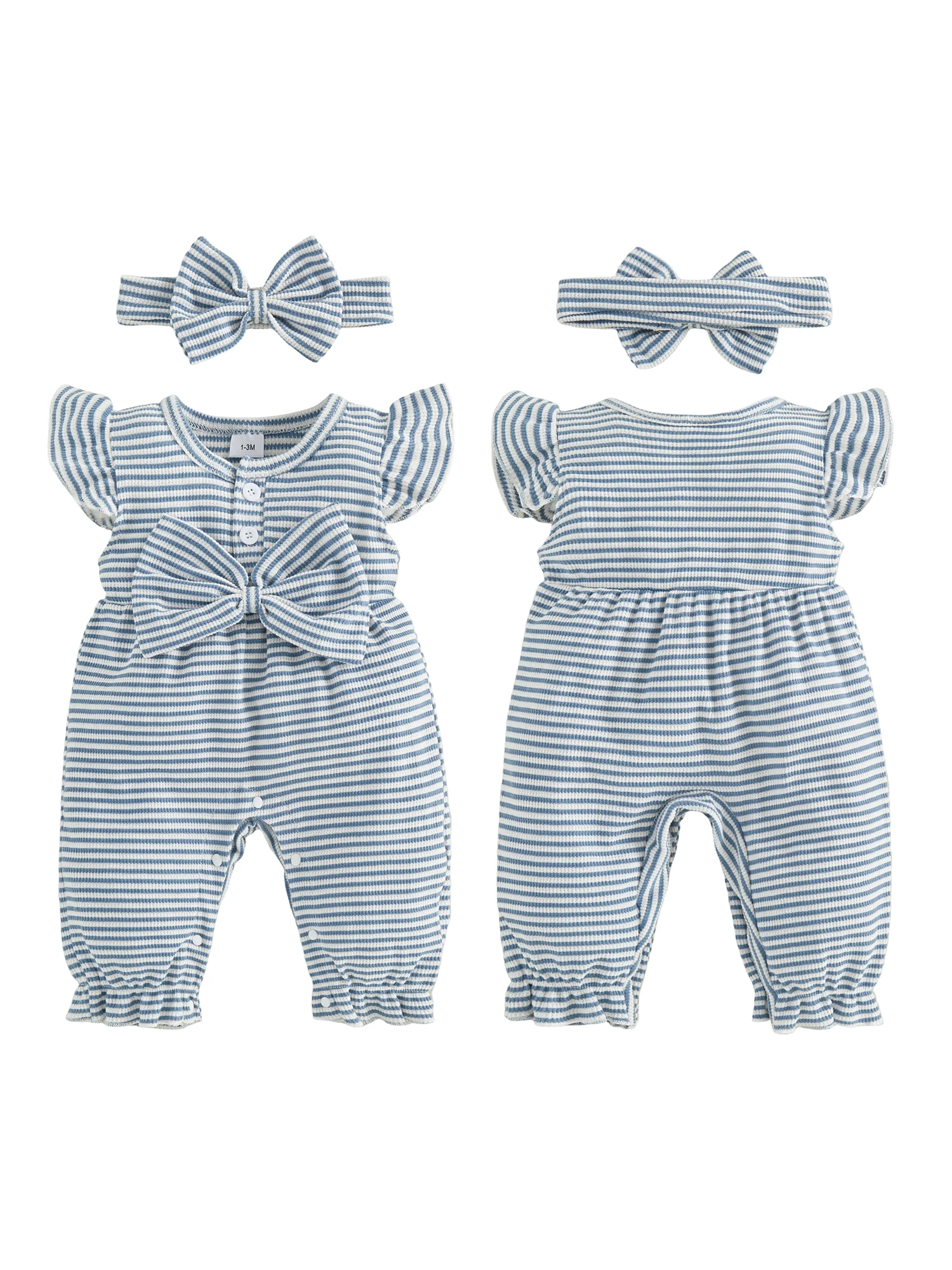 Adorable Baby Girl Floral Romper with Matching Bow Headband Set Summer Outfit for Infants and Toddlers
Adorable Baby Girl Floral Romper with Matching Bow Headband Set Summer Outfit for Infants and Toddlers
