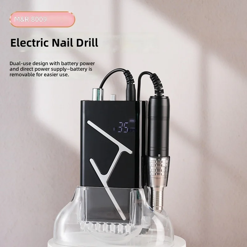 Electric Nail Drill Machine, Rechargeable Portable Efile for Acrylic Gel, Aluminum Handle Reversible Nail File Polisher Tool
Electric Nail Drill Machine, Rechargeable Portable Efile for Acrylic Gel, Aluminum Handle Reversible Nail File Polisher Tool