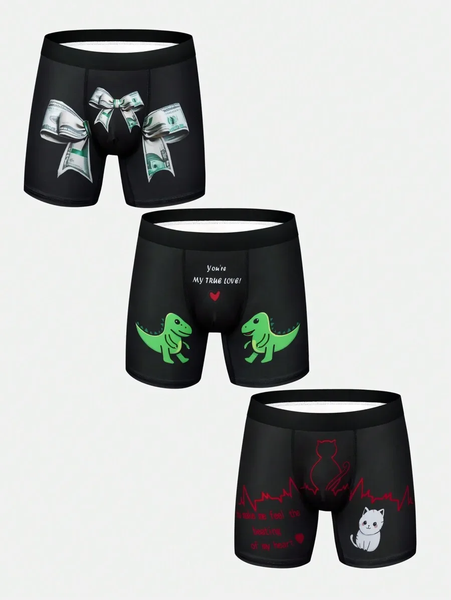 Mens Digital Printed Boxer Briefs Pack Of 3
Mens Digital Printed Boxer Briefs Pack Of 3
