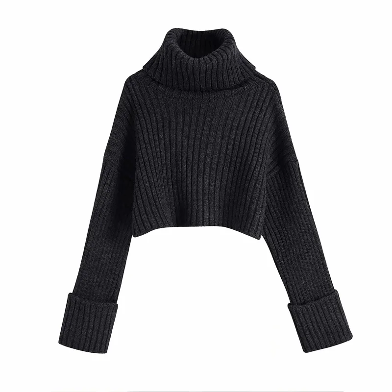 2023 Ladies Retro Solid Turtleneck Sweater Warm Knit Pullover Women Fashion Autumn and Winter Casual Long Sleeve Black Sweater
2023 Ladies Retro Solid Turtleneck Sweater Warm Knit Pullover Women Fashion Autumn and Winter Casual Long Sleeve Black Sweater