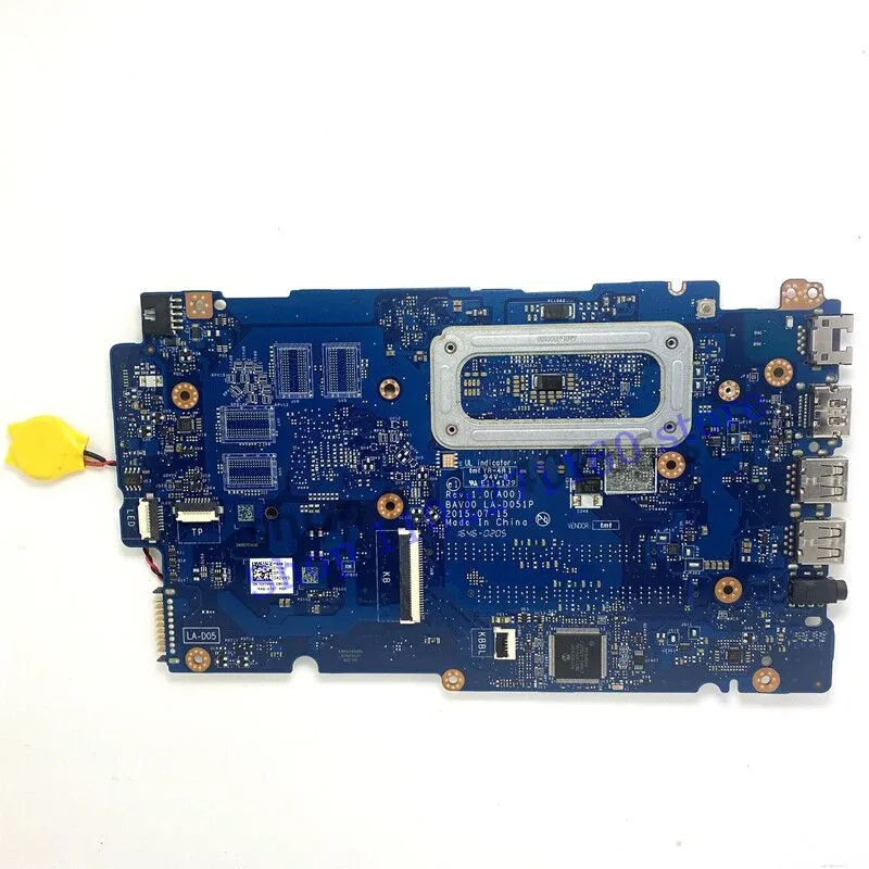 CN-042VN5 042VN5 42VN5 For Dell Inspiron 5457 5557 With SR2EY I5-6200U CPU Mainboard LA-D051P Laptop Motherboard 100% Tested OK
CN-042VN5 042VN5 42VN5 For Dell Inspiron 5457 5557 With SR2EY I5-6200U CPU Mainboard LA-D051P Laptop Motherboard 100% Tested OK
