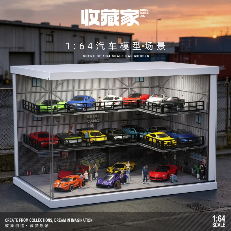 Miniature Scene 1:64 Scale Parking Lot Three Layer Garage Diecast Car Model Display Storage City Scene With Light
Miniature Scene 1:64 Scale Parking Lot Three Layer Garage Diecast Car Model Display Storage City Scene With Light
