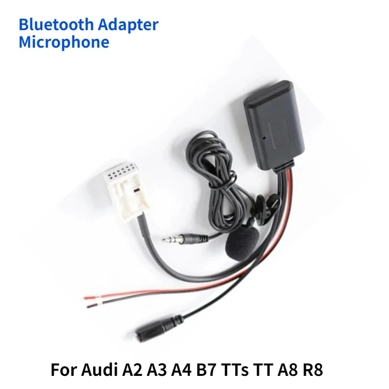 Car Bluetooth 5.0 AUX Radio Audio Cable Adapter MIC For Audi A2 A3 A4 B7 TTs TT A8 R8
Car Bluetooth 5.0 AUX Radio Audio Cable Adapter MIC For Audi A2 A3 A4 B7 TTs TT A8 R8