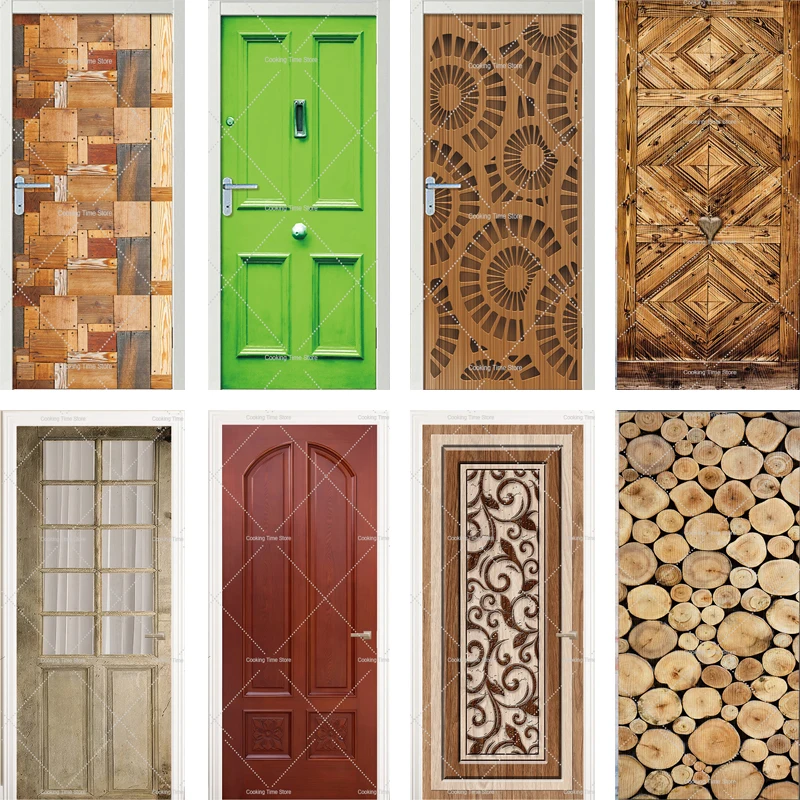 3D Wooden Gear Pattern Door Stickers Self-Adhesive Vintage Door Decals Mural Wallpaper for Bedroom Living Room Door Decoration
3D Wooden Gear Pattern Door Stickers Self-Adhesive Vintage Door Decals Mural Wallpaper for Bedroom Living Room Door Decoration