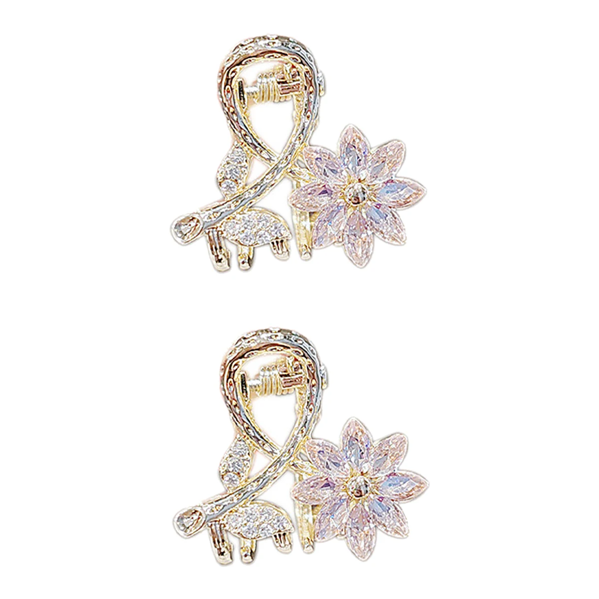 2 Pcs Imitation Crystal Flower Hair Claw Clips Zirconia Jeweled Small Child Clips Claws Stylish Color Design Thick Thin Straight
2 Pcs Imitation Crystal Flower Hair Claw Clips Zirconia Jeweled Small Child Clips Claws Stylish Color Design Thick Thin Straight