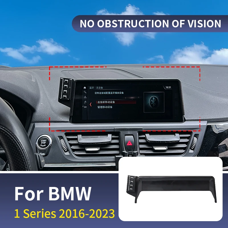 For BMW 1 Series 2016-2023 Car Phone Mount 15W Wireless Charging Stand Navigation Screen Fixed Phone Holder Fit For the 8.8"
For BMW 1 Series 2016-2023 Car Phone Mount 15W Wireless Charging Stand Navigation Screen Fixed Phone Holder Fit For the 8.8"