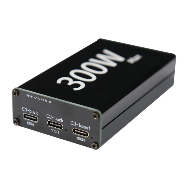 300W Fast Charging Desktop Charger Module Buck-Boost 24V DC 55X25mm To Type-C PD100W Diverter Converter Charge Laptop
300W Fast Charging Desktop Charger Module Buck-Boost 24V DC 55X25mm To Type-C PD100W Diverter Converter Charge Laptop