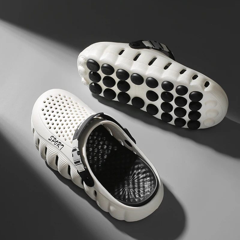 Men Women Thick Sole Clogs Shoes EVA Breathable Hollow Slippers Casual Outdoor Beach Garden Slides Anti-slip Platform Sandals
Men Women Thick Sole Clogs Shoes EVA Breathable Hollow Slippers Casual Outdoor Beach Garden Slides Anti-slip Platform Sandals