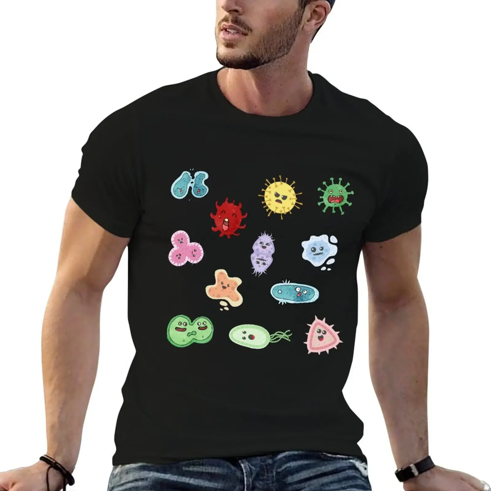 Cute Microbes Bacteria, Virus, Ecoli MicroBiology Seamless Pattern Sticker Pack. T-Shirt cheap stuff outfits for men
Cute Microbes Bacteria, Virus, Ecoli MicroBiology Seamless Pattern Sticker Pack. T-Shirt cheap stuff outfits for men