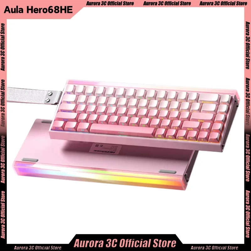 AULA HERO 68HE Magenetic Switch Wired Keyboard Mechanical Keyboard 0.01RT Customized 8000Hz Gaming Keyboards PC Accessories
AULA HERO 68HE Magenetic Switch Wired Keyboard Mechanical Keyboard 0.01RT Customized 8000Hz Gaming Keyboards PC Accessories