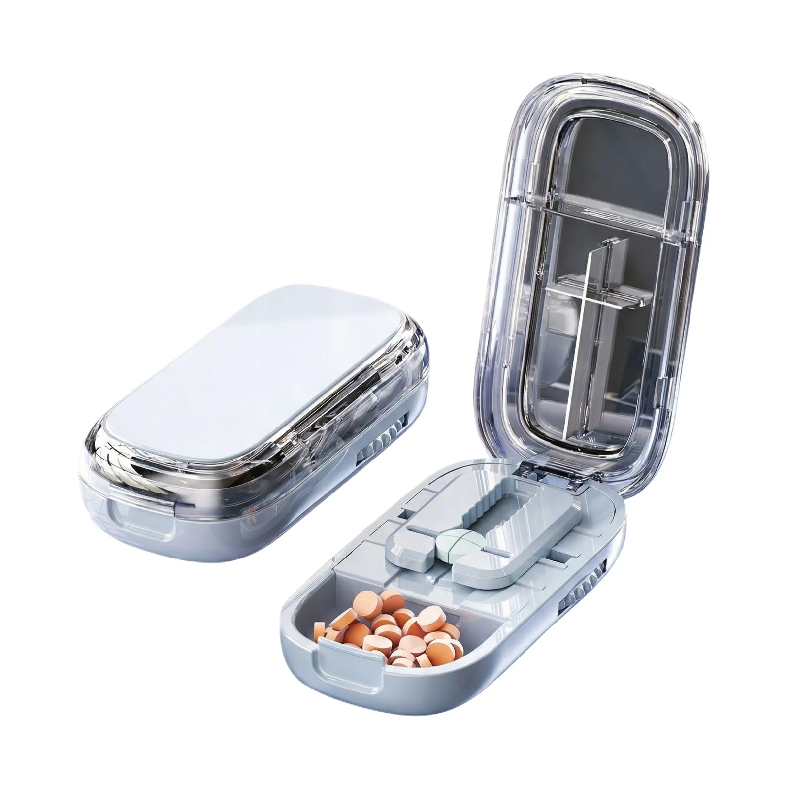 Mini Medicine Pills Box Drug Storage Box Pills Dispenser Divided Into 4 Equal Parts Protable Outdoor Pill Cases
Mini Medicine Pills Box Drug Storage Box Pills Dispenser Divided Into 4 Equal Parts Protable Outdoor Pill Cases