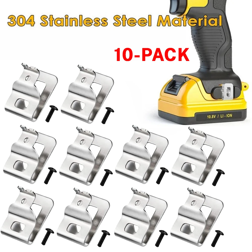 1-10pcs Electric Drill Belt Clip Hooks For DeWalt 20V Drill Driver N268241 N169778 DCD980 Hammer Impact Wrench Accessories
1-10pcs Electric Drill Belt Clip Hooks For DeWalt 20V Drill Driver N268241 N169778 DCD980 Hammer Impact Wrench Accessories